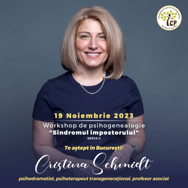 "Sindromul Impostorului"<br> Workshop de psihogenealogie<br> ÎN SALĂ, 19 Noiembrie 2023 - Seria 2